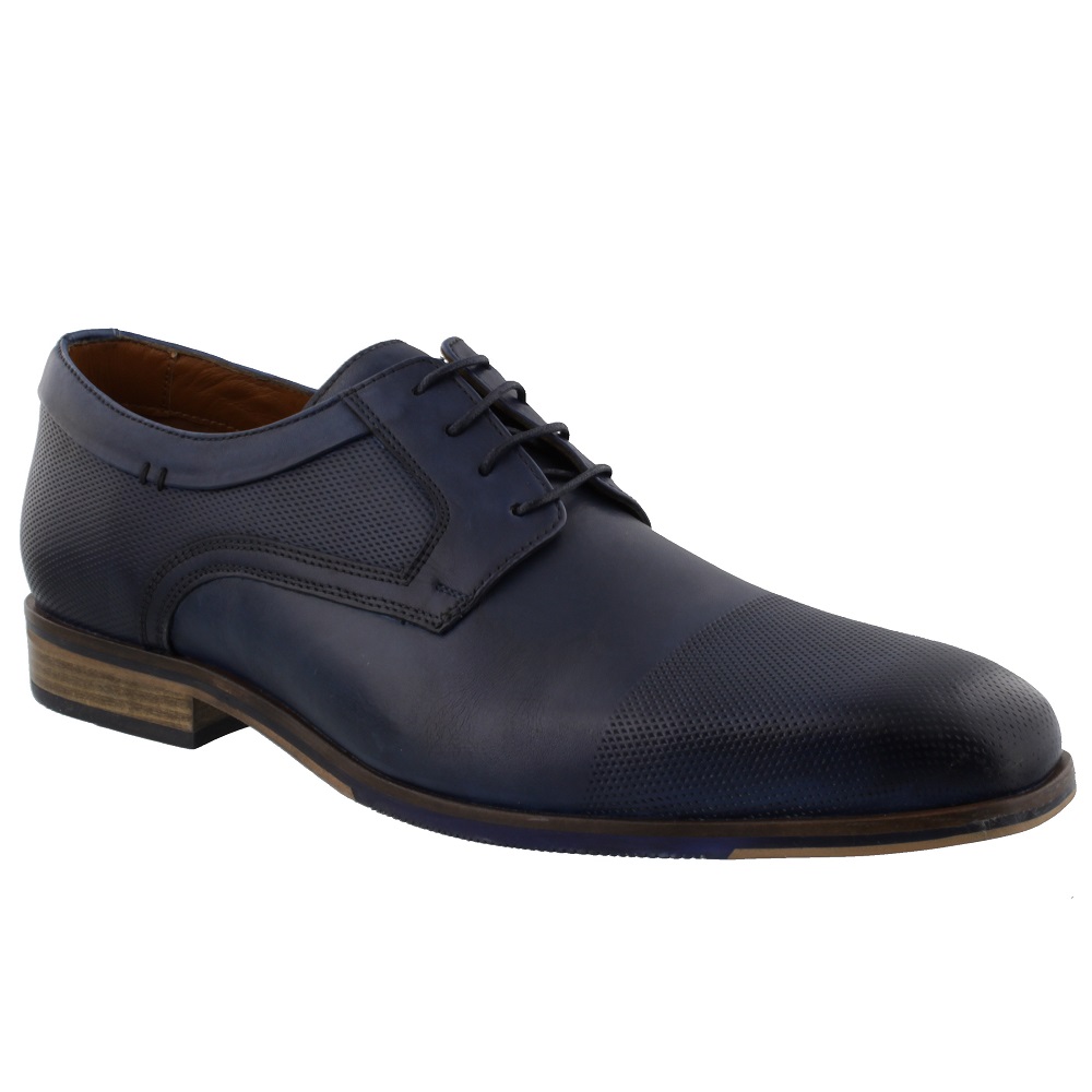 Australian Footwear ESSEX Leather Royal Blue Bigfootshoes